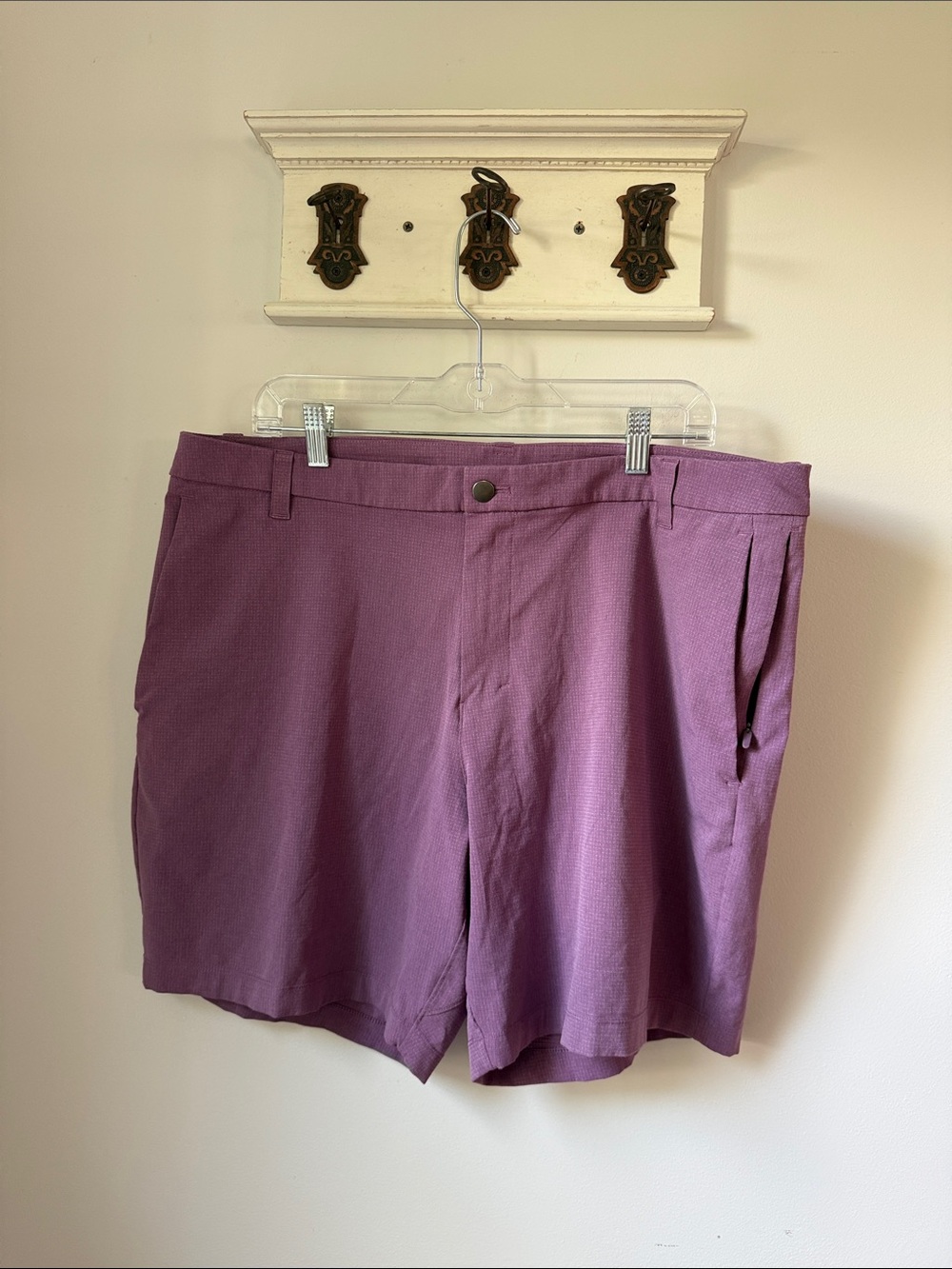 lululemon Commission Short 7” Size 38 Men's Purple Golf/Active Shorts
